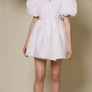 Sister Jane Maria Jacquard Wrap dress